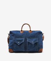 Borsone da viaggio Harvard Safari Blue Ranch Candiani - Denim Scuro | My Style Bags