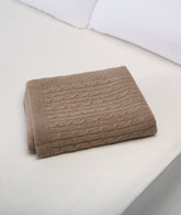 Plaid 100% Cashmere Brown - Accessori per il Decoro della Casa | My Style Bags