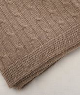 Plaid 100% Cashmere Brown - Accessori per il Decoro della Casa | My Style Bags