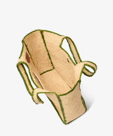 Borsa a Mano Amy Medium in Verde - Verde Paglia | My Style Bags