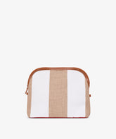 Trousse Large Stripe in Bianco/Sabbia | My Style Bags