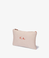 Pochette Macari Panamone/Arancione - Borse a Mano | My Style Bags