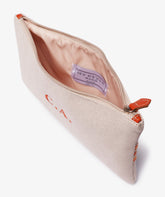 Pochette Macari Panamone/Arancione - Borse a Mano | My Style Bags