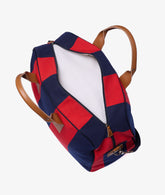 Borsone da viaggio Stanford Large Stripe in Blu/Rosso | My Style Bags