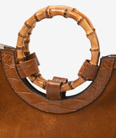 Borsa a Mano Bamboo Deluxe & Cocco - Cuoio - Nuova Collezione | My Style Bags