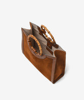 Borsa a Mano Bamboo Deluxe & Cocco - Cuoio - Nuova Collezione | My Style Bags