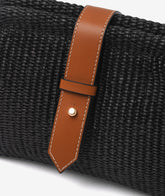 Borsa a Mano Francy - Paglia Nero - Outlet | My Style Bags
