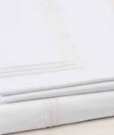 Parure Letto Taviano: Set di Lenzuolo e Federe Panna - Panna | My Style Bags