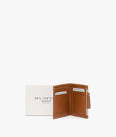 Porta Carta di Credito con Lampo Cuoio - Outlet | My Style Bags