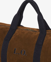 Borsone da viaggio Boston Large Felt Camoscio/Blu - Camoscio/Blu | My Style Bags