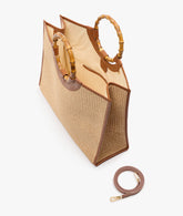 Borsa a mano Bamboo Large paglia - Paglia | My Style Bags