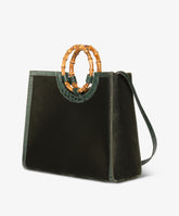 Borsa a mano Bamboo Large Velour Verdone - Verdone | My Style Bags