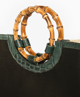 Borsa a mano Bamboo Large Velour Verdone - Verdone | My Style Bags