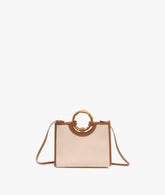 Borsa a mano Bamboo Small Canvas - Panna | My Style Bags