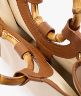 Borsa a mano Bamboo Small Canvas - Panna | My Style Bags