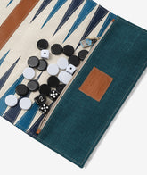 Porta Backgammon – Portofino Dry Gin Edition - Blu Petrolio | My Style Bags