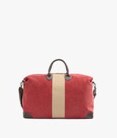Borsone da viaggio Harvard Stripe Bordeaux - Outlet | My Style Bags