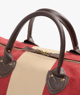 Borsone da viaggio Harvard Stripe Bordeaux - Outlet | My Style Bags