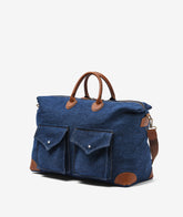 Borsone da viaggio Harvard Safari Blue Ranch Candiani - Denim Scuro | My Style Bags