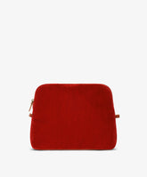 Trousse Large Velour Bordeaux - Rosso | My Style Bags