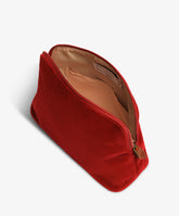 Trousse Large Velour Bordeaux - Rosso | My Style Bags