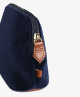 Trousse Small Velour Blu | My Style Bags