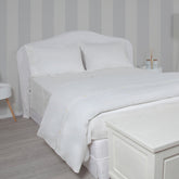 Parure Copripiumino Milano: Set di Copripiumino e Federe Bianco - Lenzuola, Copripiumini e Federe | My Style Bags