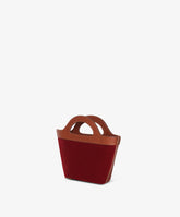 Borsa a mano Alma Velour Bordeaux - Bordeaux | My Style Bags