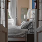 Parure Copripiumino Parma: Set di Copripiumino e Federe Grigio - Lenzuola, Copripiumini e Federe | My Style Bags