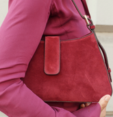 Borsa a mano Cotti Deluxe Bordeaux - Outlet | My Style Bags
