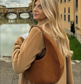 Borsa a mano Moon Deluxe Cuoio - Cuoio | My Style Bags