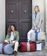 Borsone da viaggio Harvard Stripe Bordeaux - Outlet | My Style Bags