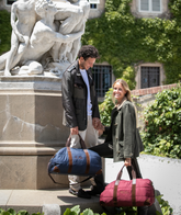 Borsone da viaggio Boston Piumino Blu - Outlet Borsoni | My Style Bags