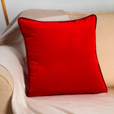 Cuscino Arredo in Velluto Rosso 50x50 - Accessori per il Decoro della Casa | My Style Bags
