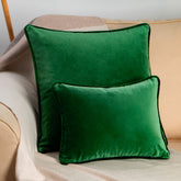 Cuscino Arredo in Velluto Verde Prato 50x50 - Accessori per il Decoro della Casa | My Style Bags