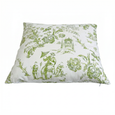 Cuscino Toile Verde x Fondazione Theodora - Accessori per il Decoro della Casa | My Style Bags