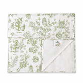 Telo Picnic Toile Verde x Fondazione Theodora - Accessori per il Decoro della Casa | My Style Bags