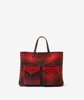 Borsa a Mano Safari Harris Tweed - Rosso - Nuova Collezione Borse a Mano | My Style Bags