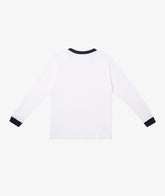 T-Shirt Maniche Lunghe Bambino - Bordo Blu | My Style Bags