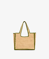 Borsa a Mano Amy Medium in Verde - Verde Paglia | My Style Bags