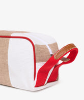 Beauty Case Boston Stripe in Bianco/Sabbia | My Style Bags