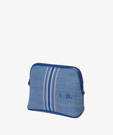 Trousse Large Macari in Blu Polvere - Nuova Collezione Beauty Case | My Style Bags
