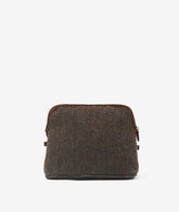 Trousse Large Tweed Deluxe - Cioccolato - Nuova Collezione Beauty Case | My Style Bags