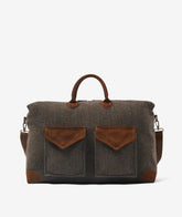 Borsone da Viaggio Harvard Safari Tweed Deluxe - Cioccolato | My Style Bags