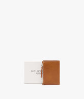 Porta Carta di Credito con Lampo Cuoio | My Style Bags