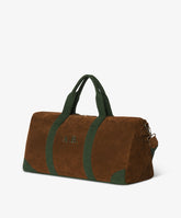 Borsone da viaggio Boston Large Felt Camoscio/Verde - Valigie Personalizzate | My Style Bags