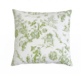 Cuscino Grande Toile Verde x Fondazione Theodora - Accessori per il Decoro della Casa | My Style Bags