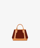 Borsa a mano Chloe Small Velour Bordeaux - Bordeaux | My Style Bags