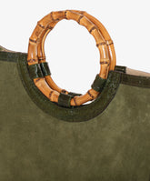 Borsa a mano Bamboo Large Deluxe Verde - Verde | My Style Bags