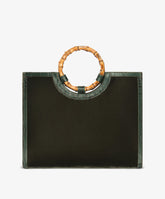 Borsa a mano Bamboo Large Velour Verdone - Verdone | My Style Bags